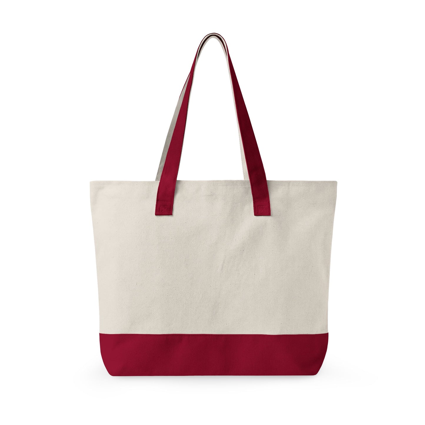 Canvas Tote Bag — Vintage Wave Sunset ‘I Walk the Waves’ Zippered Tote