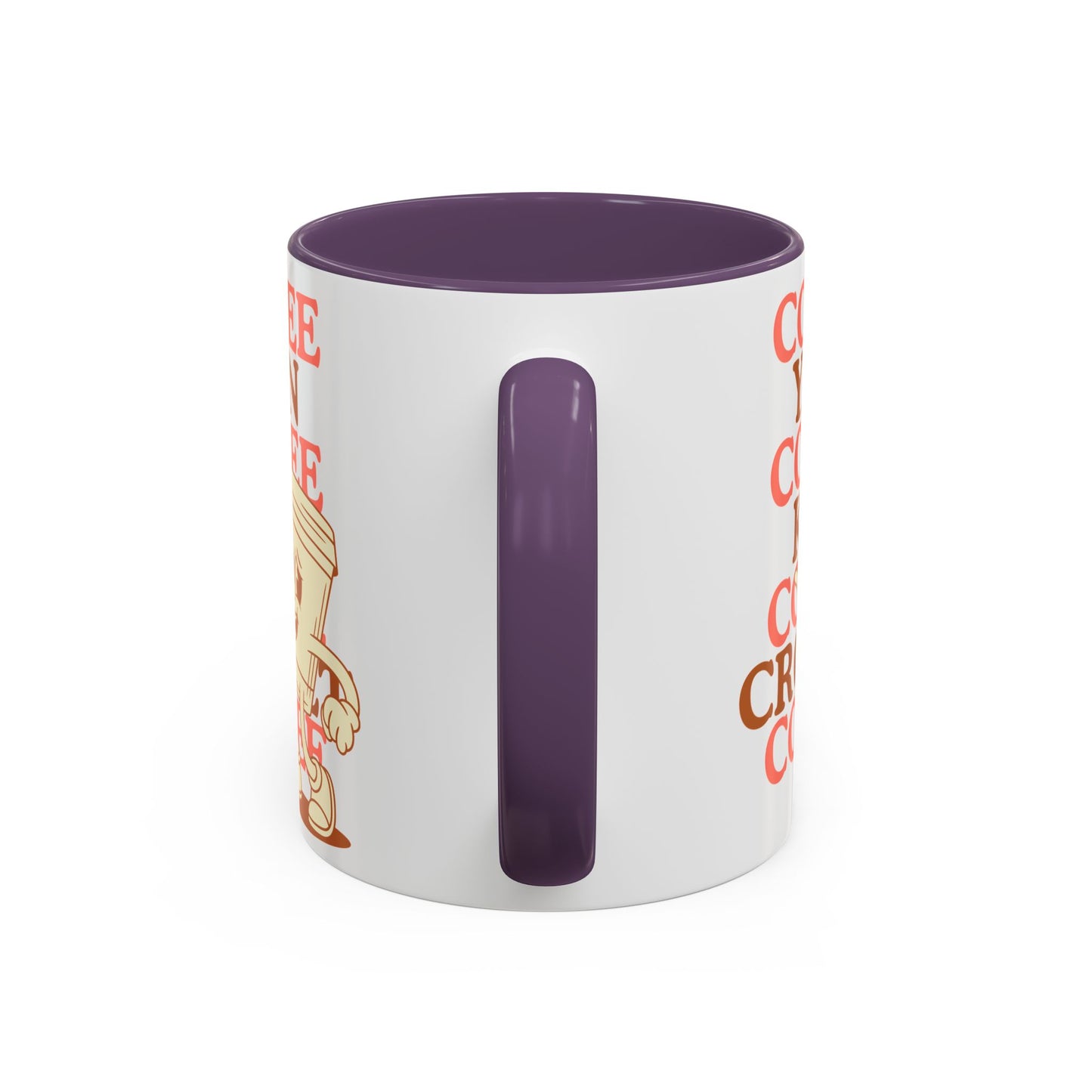 Coffee, Yarn, Knit, Crochet Coffee Mug | Retro Coffee Cup Design