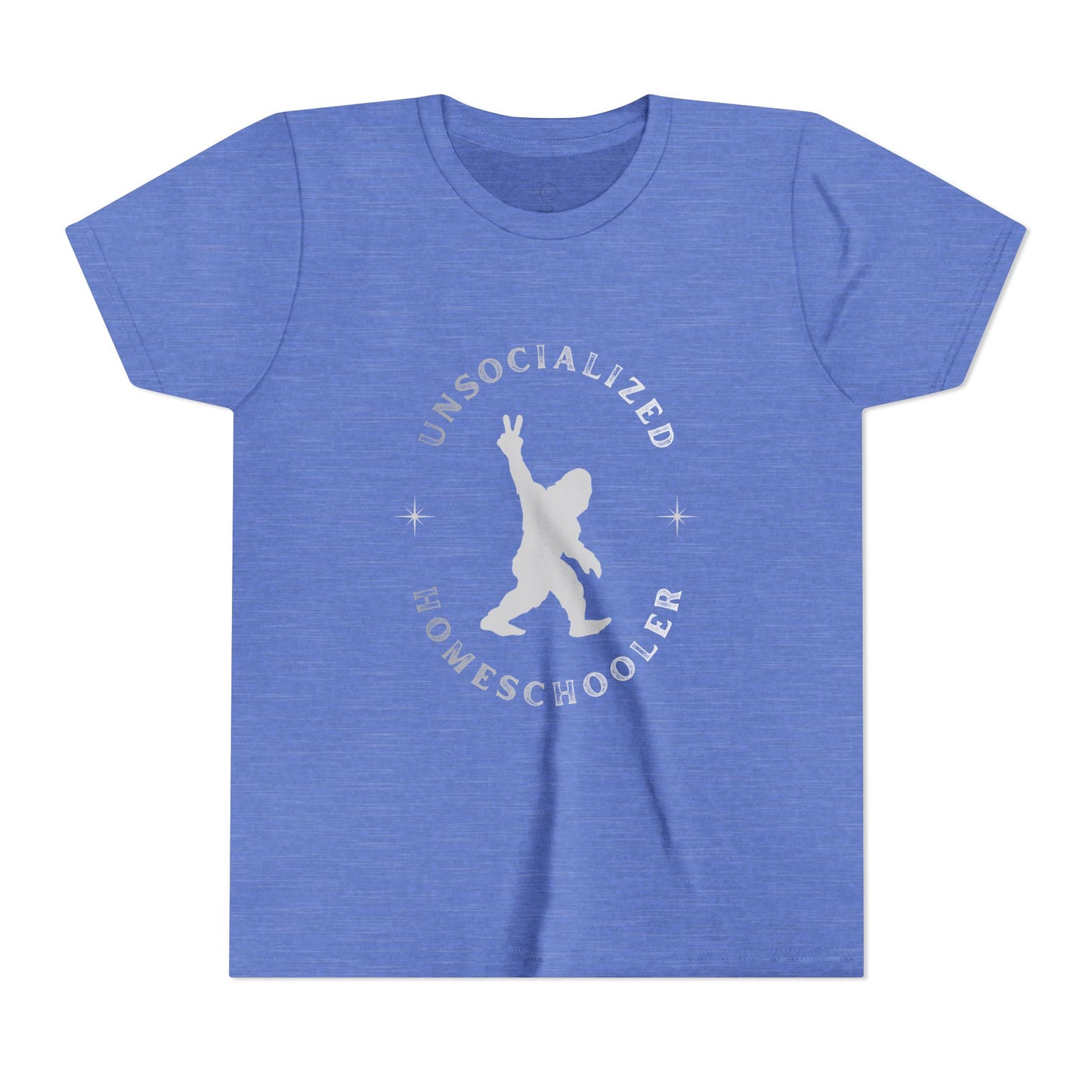 Youth Tee — "Unsocialized Homeschooler" Graphic Shirt (Kids Homeschool Apparel)