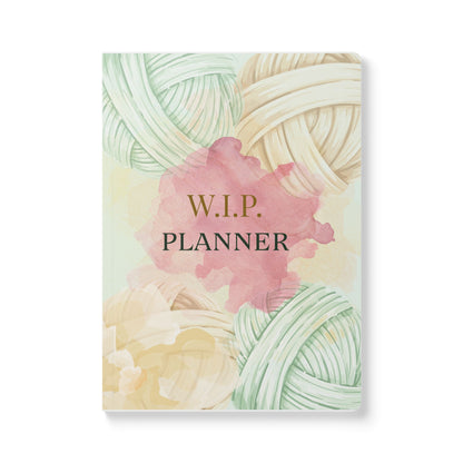 W.I.P. Planner Softcover Journal – Knitting Work-in-Progress Project Notebook