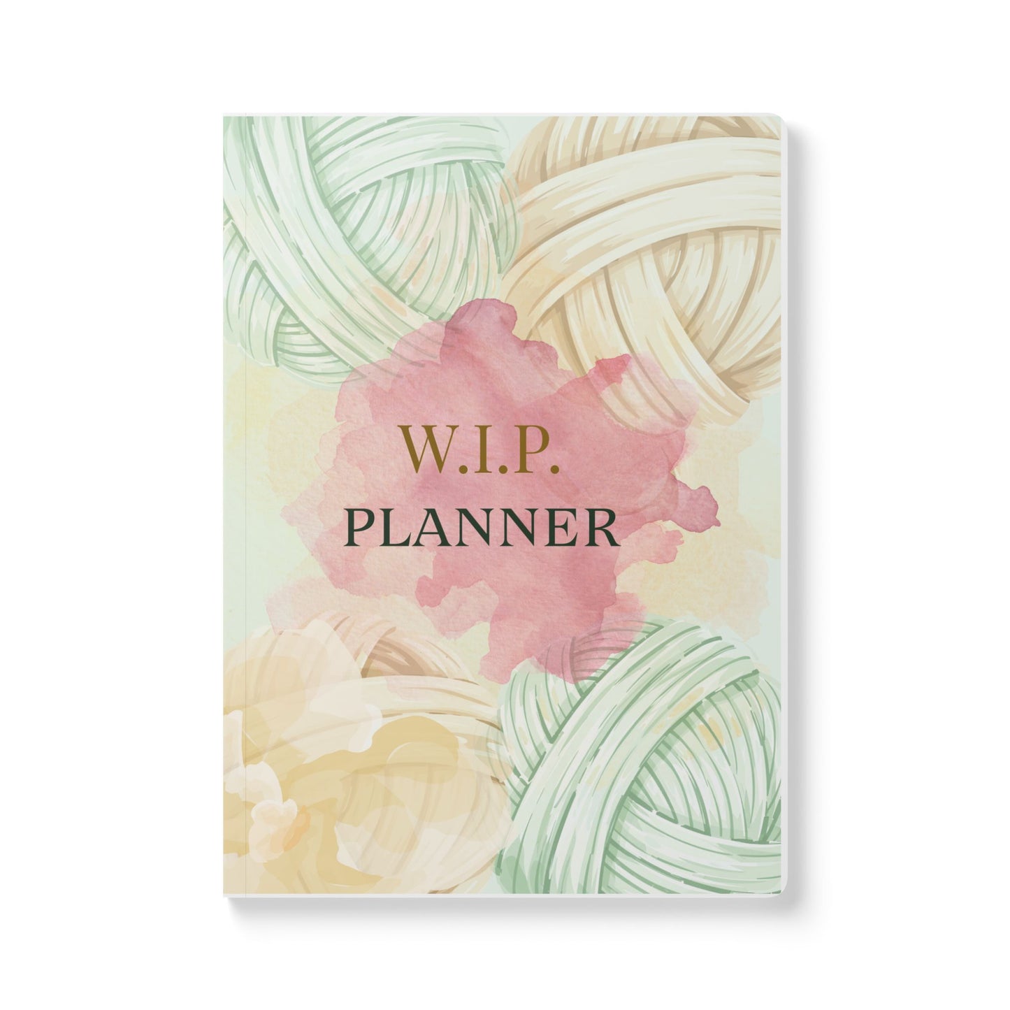 W.I.P. Planner Softcover Journal – Knitting Work-in-Progress Project Notebook