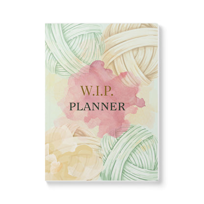 W.I.P. Planner Softcover Journal – Knitting Work-in-Progress Project Notebook