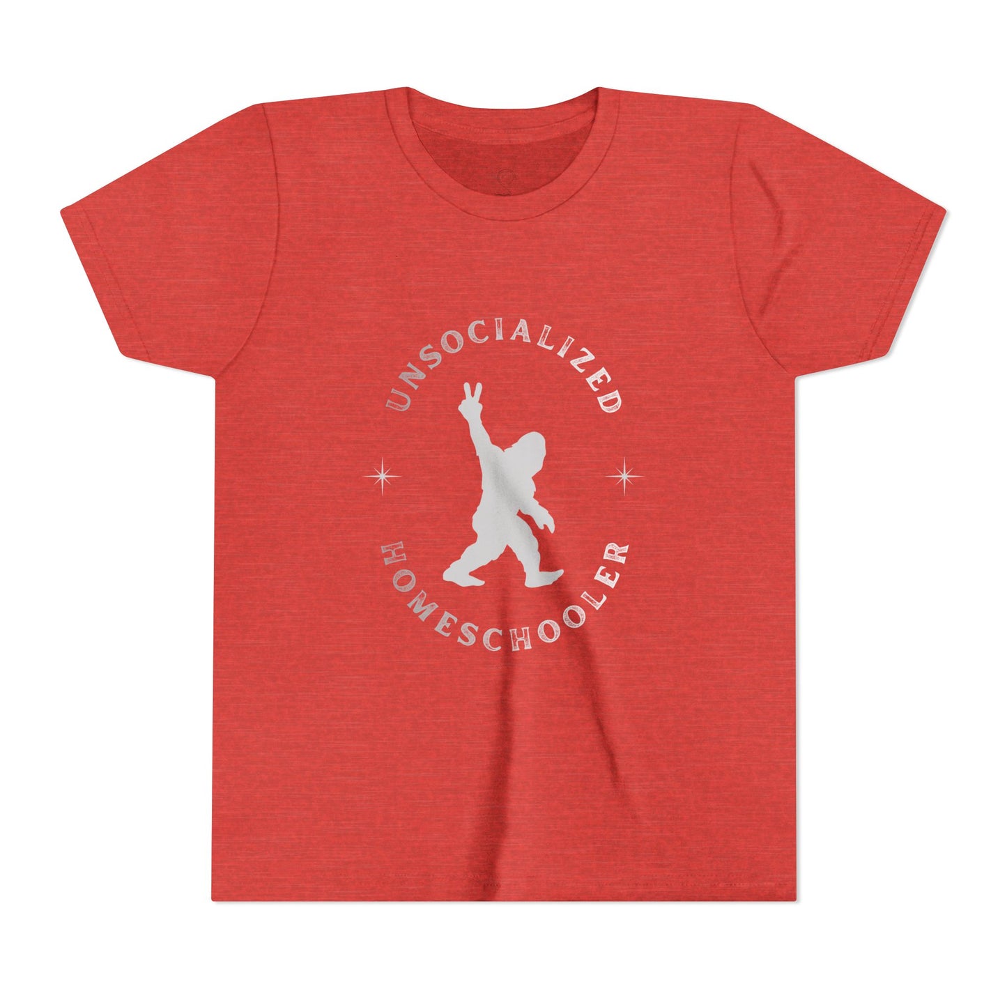 Youth Tee — "Unsocialized Homeschooler" Graphic Shirt (Kids Homeschool Apparel)