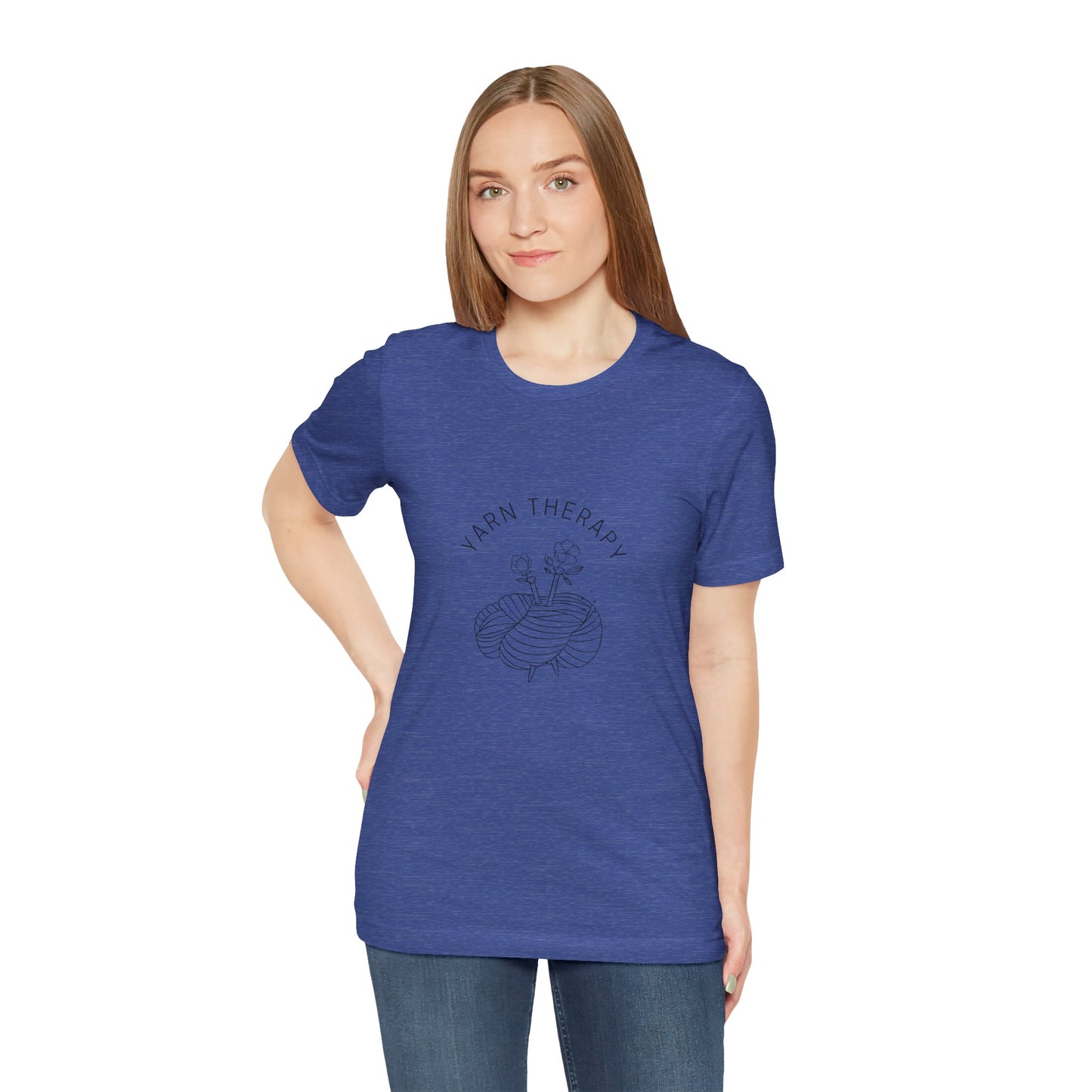 Yarn Therapy Tee — Knitting Lover T-Shirt