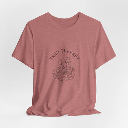 Yarn Therapy Tee — Knitting Lover T-Shirt