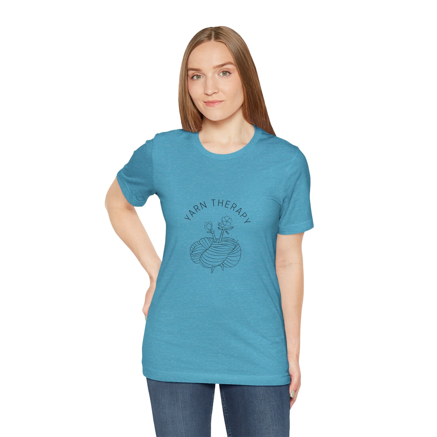 Yarn Therapy Tee — Knitting Lover T-Shirt