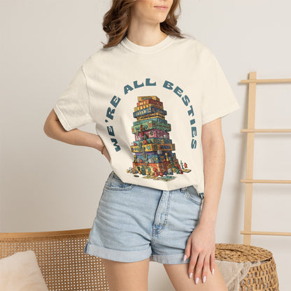 Game Night Besties T-Shirt — "We're All Besties Until Game Night" Graphic Tee