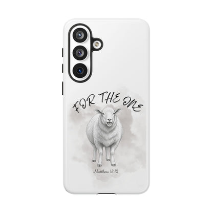Phone Case — For The One Lamb Design Matthew 18:12
