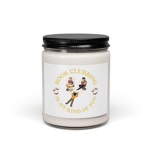 Book Clubbing Soy Candle Book Clubbing Is My Kind of Fun Scented Candle, 9oz