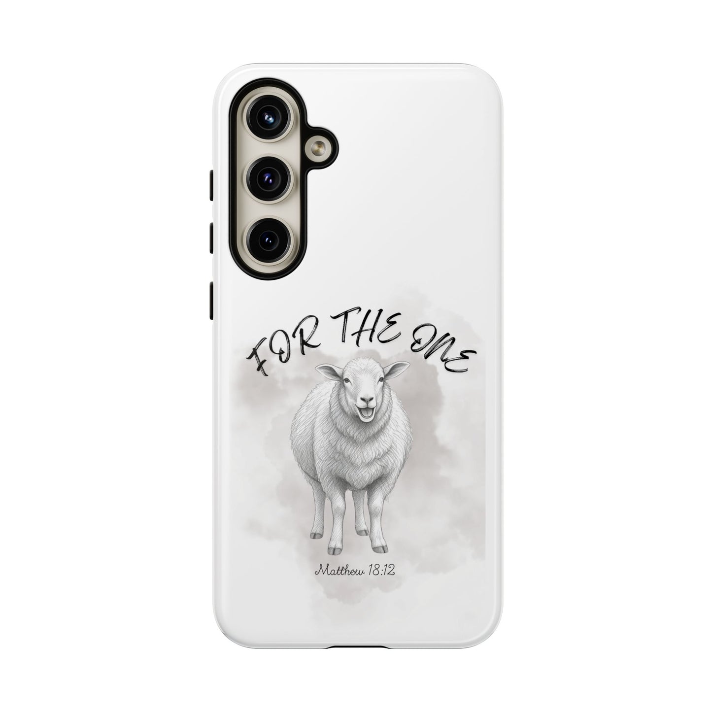 Phone Case — For The One Lamb Design Matthew 18:12