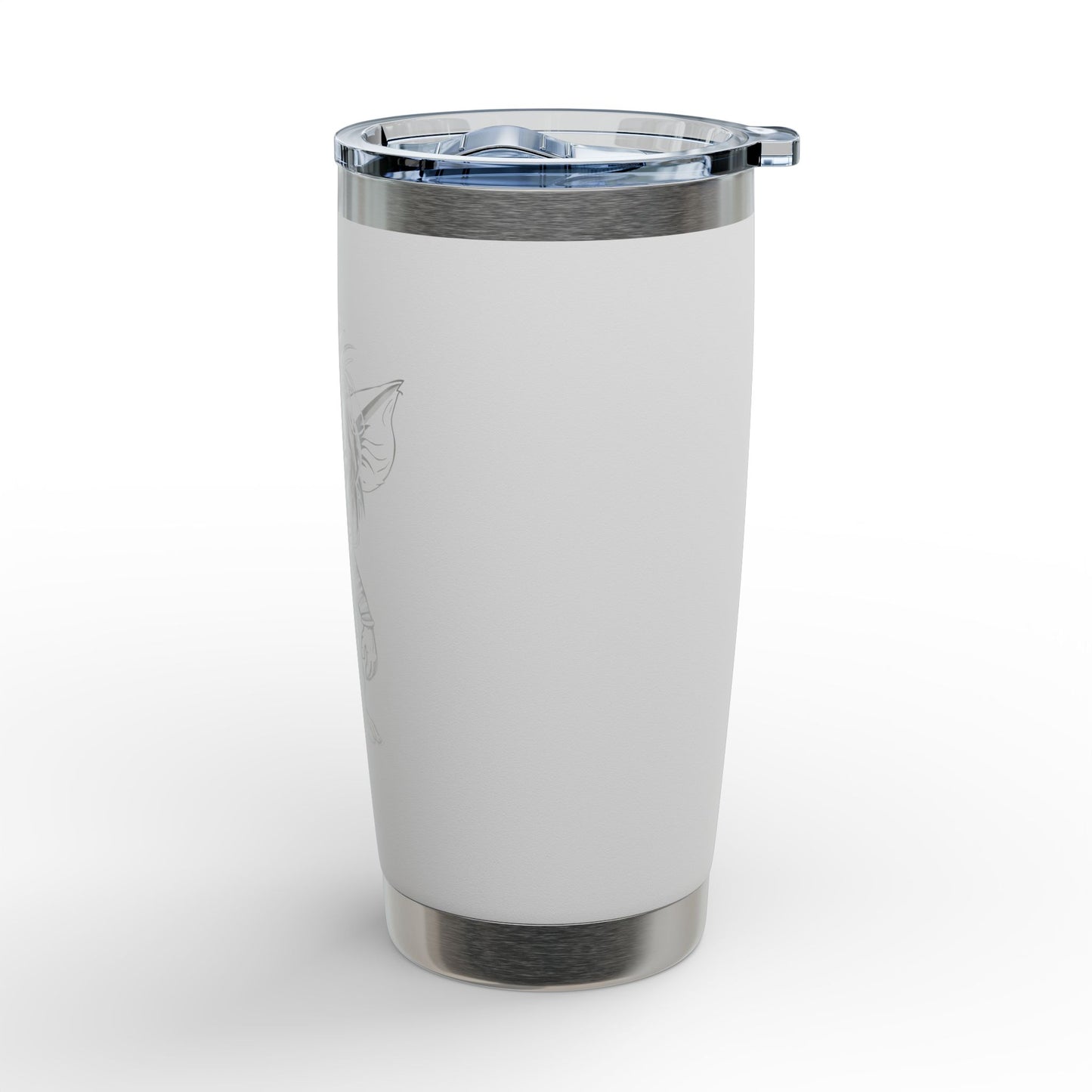 20oz Engraved Tumbler with Whimsical Gremlin Illustration