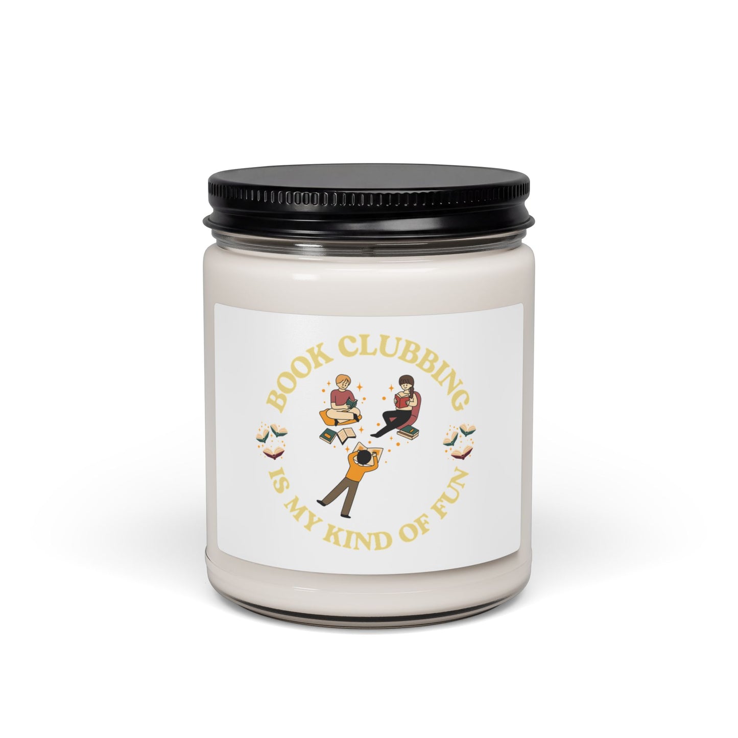 Book Clubbing Soy Candle Book Clubbing Is My Kind of Fun Scented Candle, 9oz