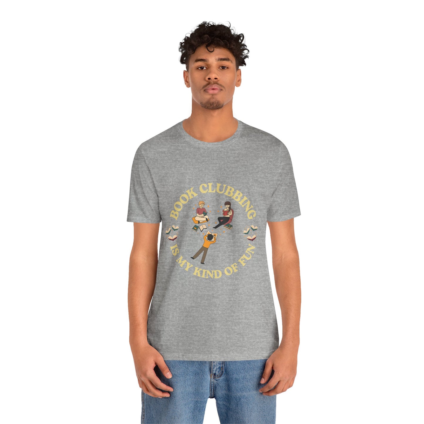 Book Club Tee Book Clubbing Is My Kind Of Fun Graphic Shirt