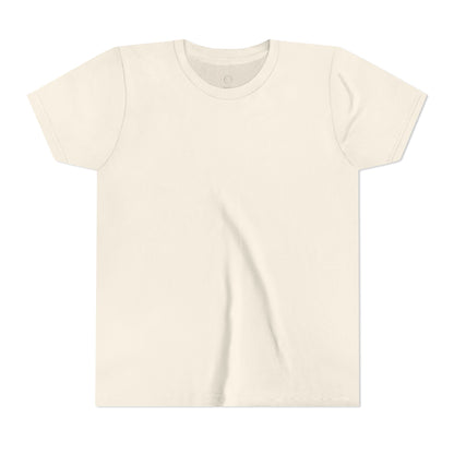 Home Schooled Youth Tee | Pastel Gradient Text, Back Print