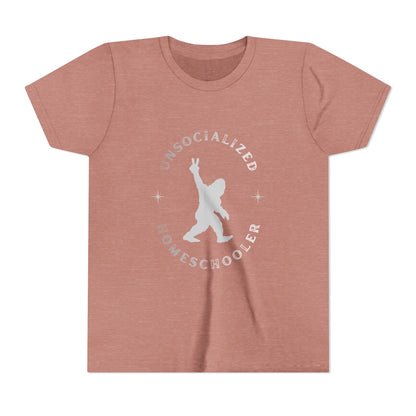 Youth Tee — "Unsocialized Homeschooler" Graphic Shirt (Kids Homeschool Apparel)