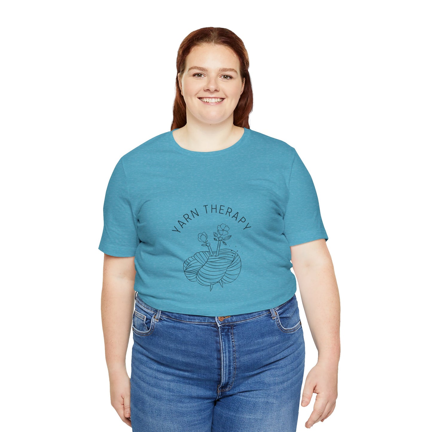 Yarn Therapy Tee — Knitting Lover T-Shirt