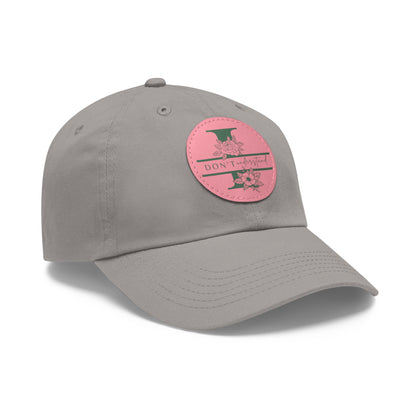Hat  I dont uinderstand  Leather Patch Baseball Cap