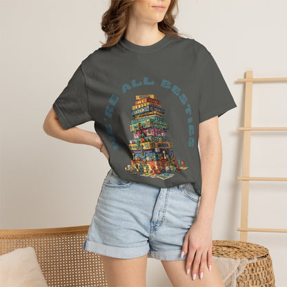 Game Night Besties T-Shirt — "We're All Besties Until Game Night" Graphic Tee