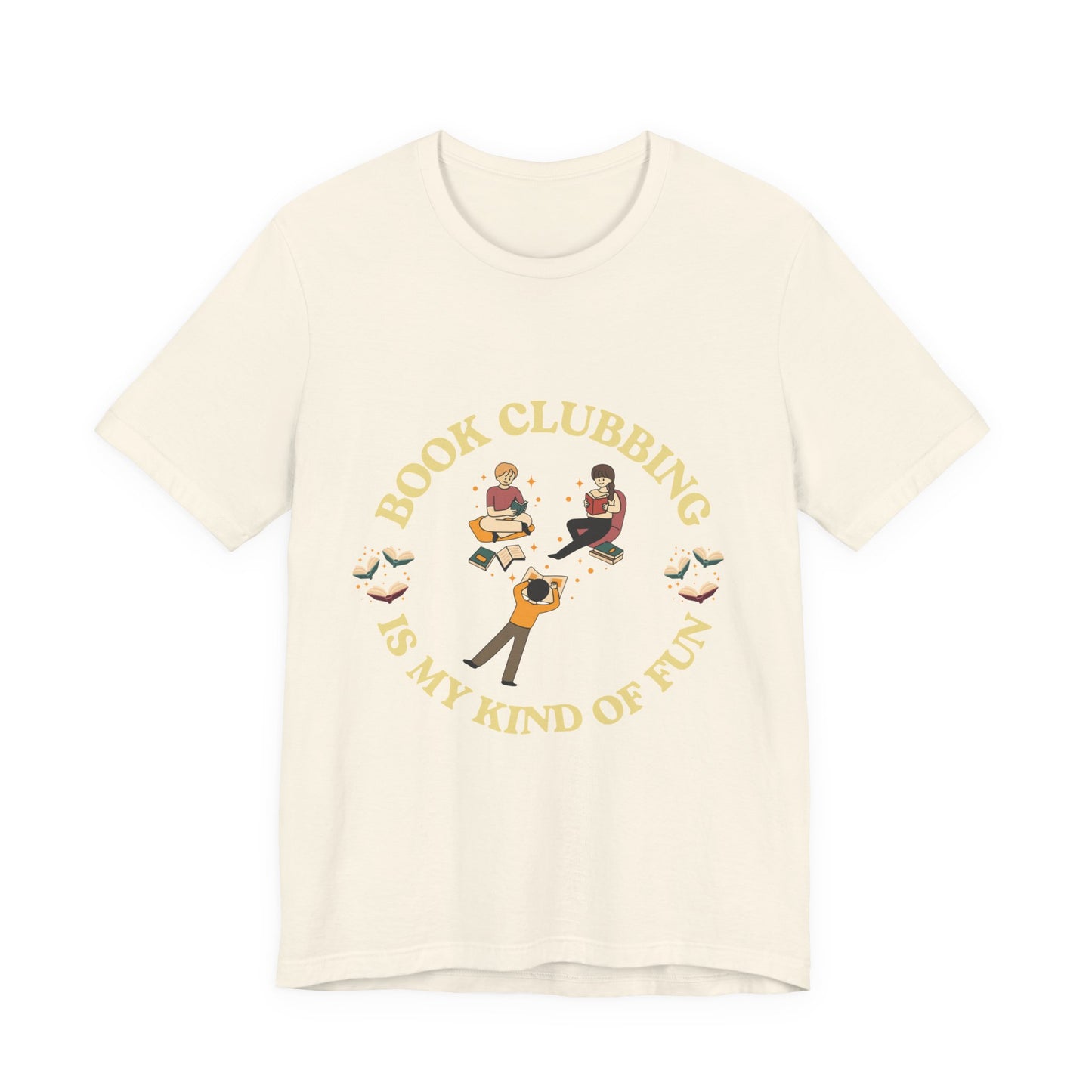 Book Club Tee Book Clubbing Is My Kind Of Fun Graphic Shirt