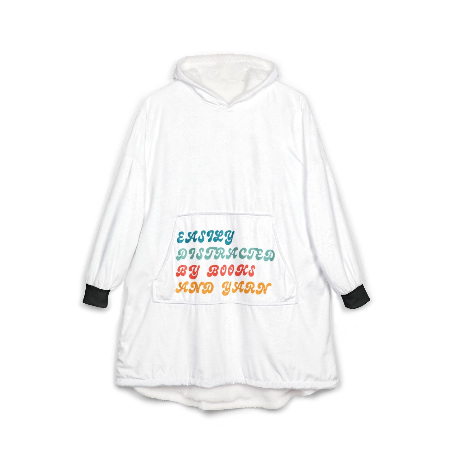 Hooded Blanket — "Nothing Stands Between a Girl and Her Books" Cozy Reading Blanket