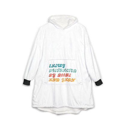 Hooded Blanket — "Nothing Stands Between a Girl and Her Books" Cozy Reading Blanket