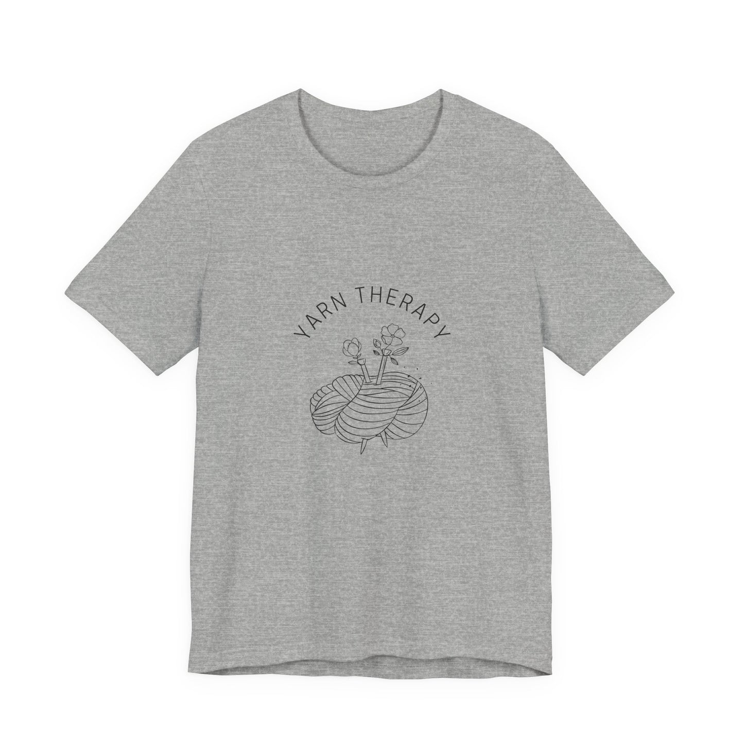 Yarn Therapy Tee — Knitting Lover T-Shirt