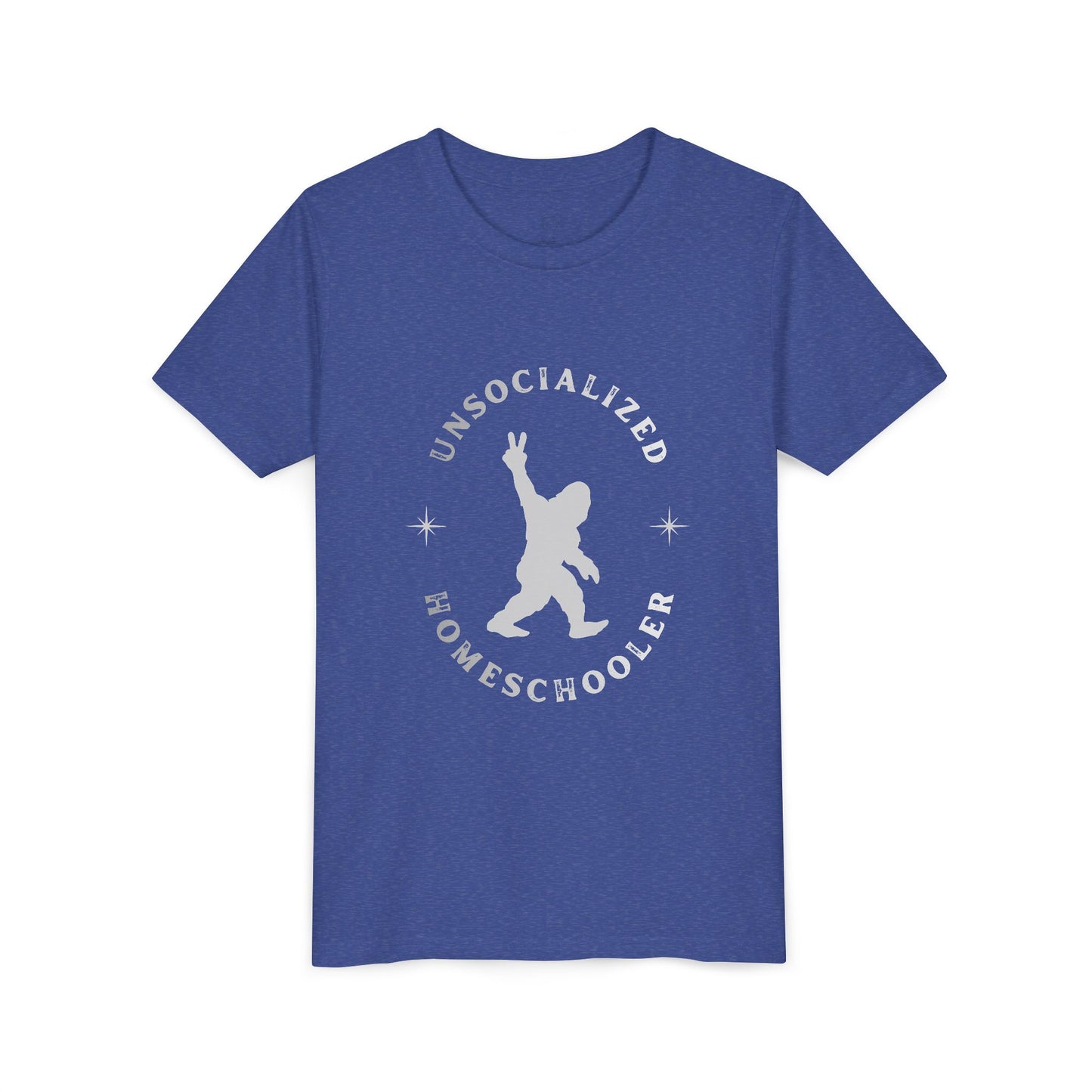 Youth Tee — "Unsocialized Homeschooler" Graphic Shirt (Kids Homeschool Apparel)