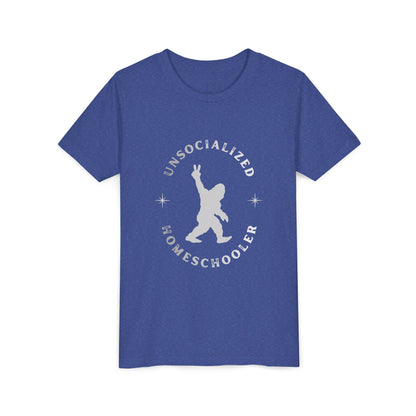 Youth Tee — "Unsocialized Homeschooler" Graphic Shirt (Kids Homeschool Apparel)