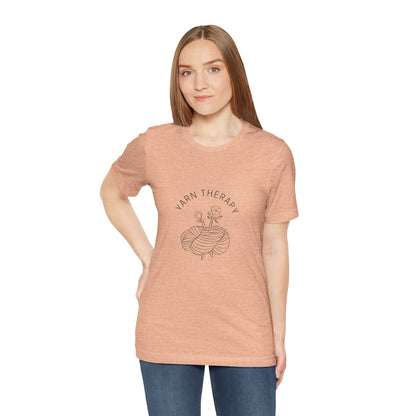 Yarn Therapy Tee — Knitting Lover T-Shirt