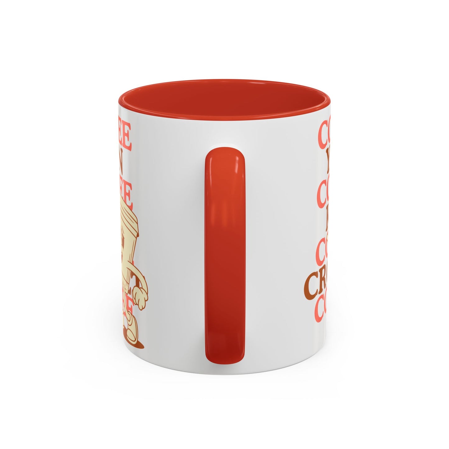 Coffee, Yarn, Knit, Crochet Coffee Mug | Retro Coffee Cup Design