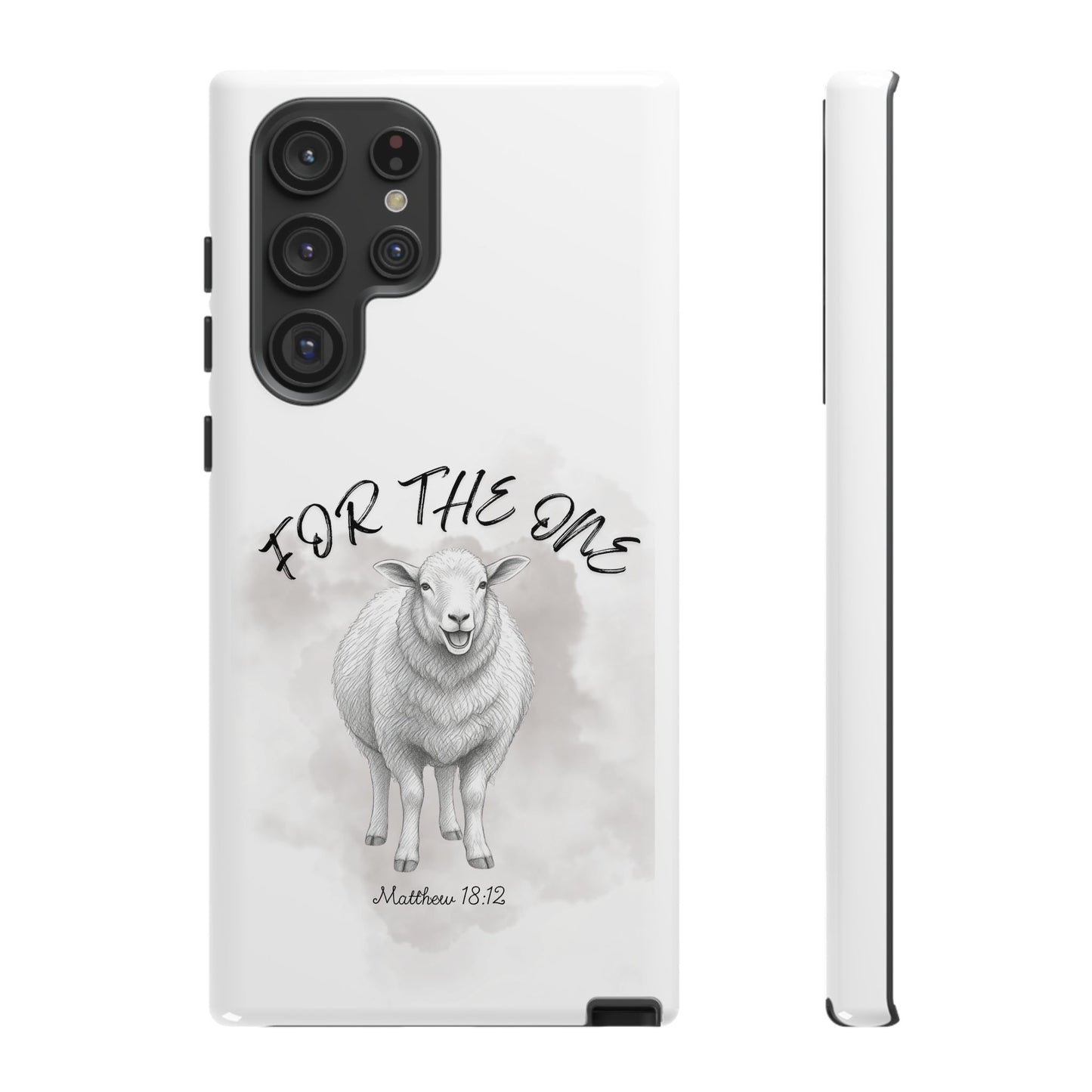 Phone Case — For The One Lamb Design Matthew 18:12