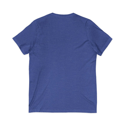 Audio Book Lover V‑Neck Tee  Only One More Chapter to Go Floral Bookshelf T‑Shirt