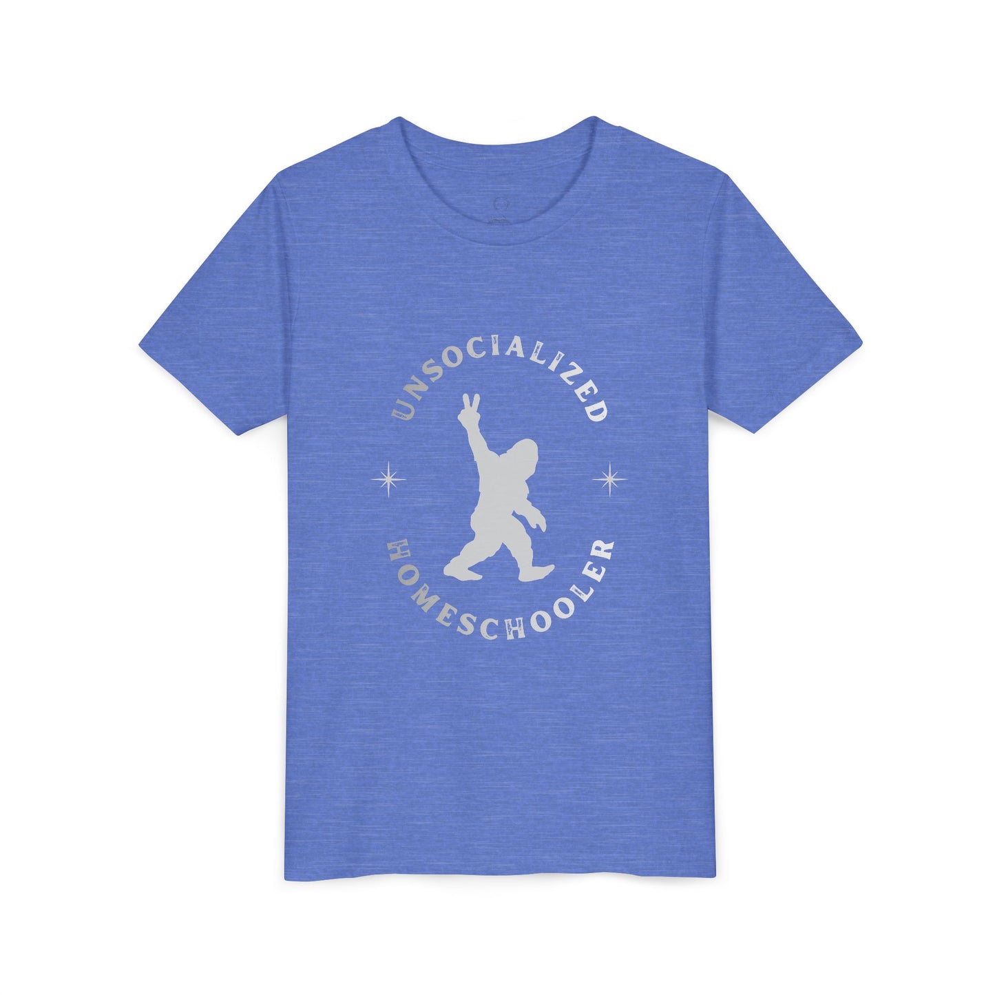 Youth Tee — "Unsocialized Homeschooler" Graphic Shirt (Kids Homeschool Apparel)