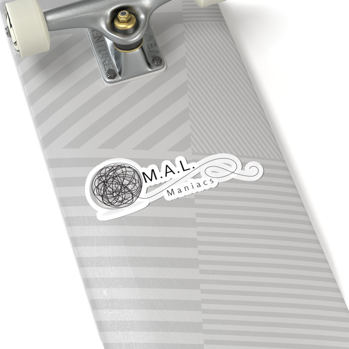 M.A.L. Maniacs Logo Kiss-Cut Sticker — Decorative Laptop Decal