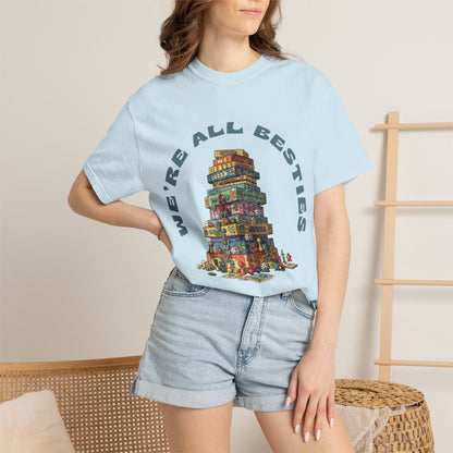 Game Night Besties T-Shirt — "We're All Besties Until Game Night" Graphic Tee