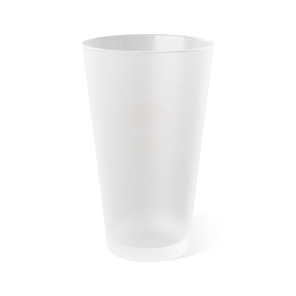 Frosted Pint Glass – 16oz Knitting & Yarn Lover Beer Glass