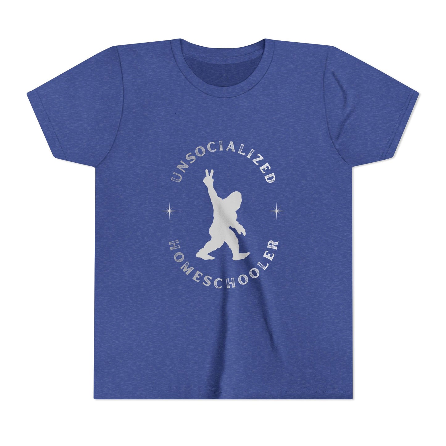 Youth Tee — "Unsocialized Homeschooler" Graphic Shirt (Kids Homeschool Apparel)