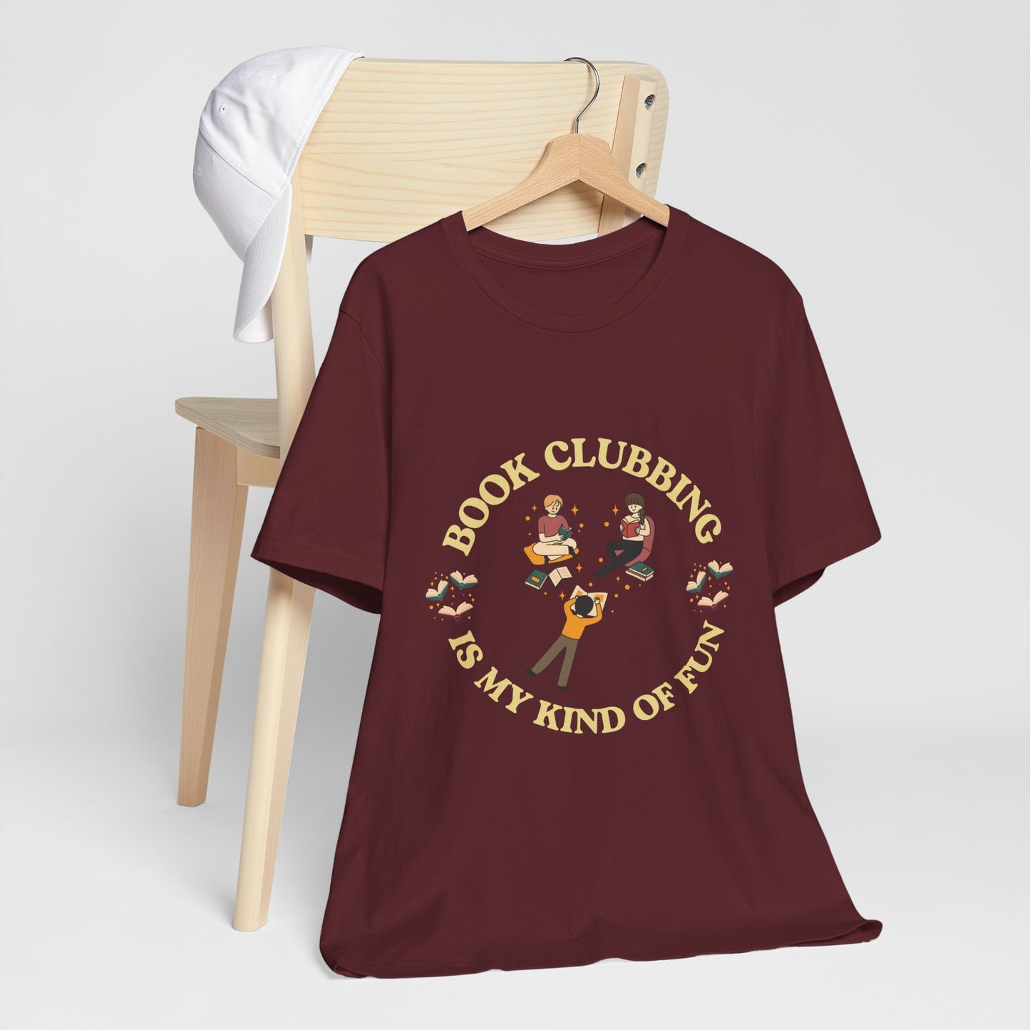 Book Club Tee Book Clubbing Is My Kind Of Fun Graphic Shirt