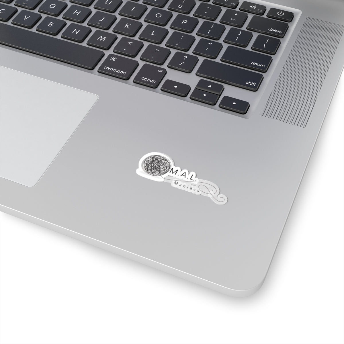 M.A.L. Maniacs Logo Kiss-Cut Sticker — Decorative Laptop Decal