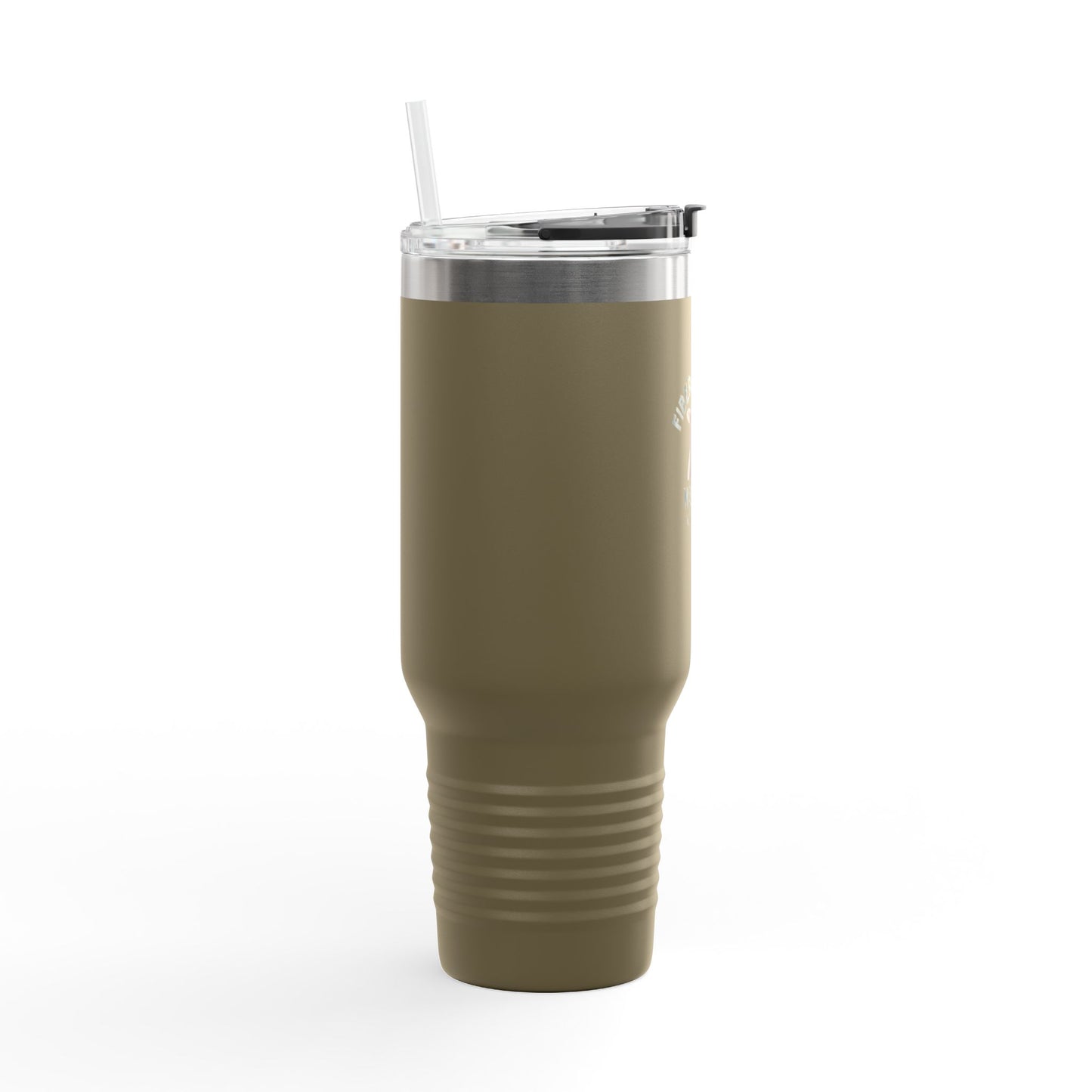 40oz Insulated Travel Mug - 'Fiber Friends Meet Us' Cute Sheep Design