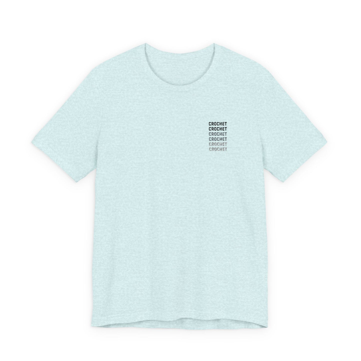 Orange Small-Logo Tee — 'Crochet' Graphic Pocket T-Shirt