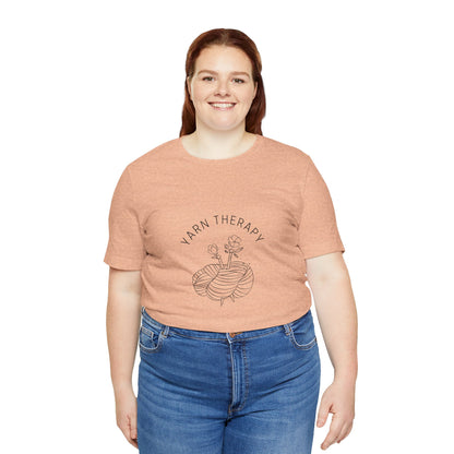 Yarn Therapy Tee — Knitting Lover T-Shirt