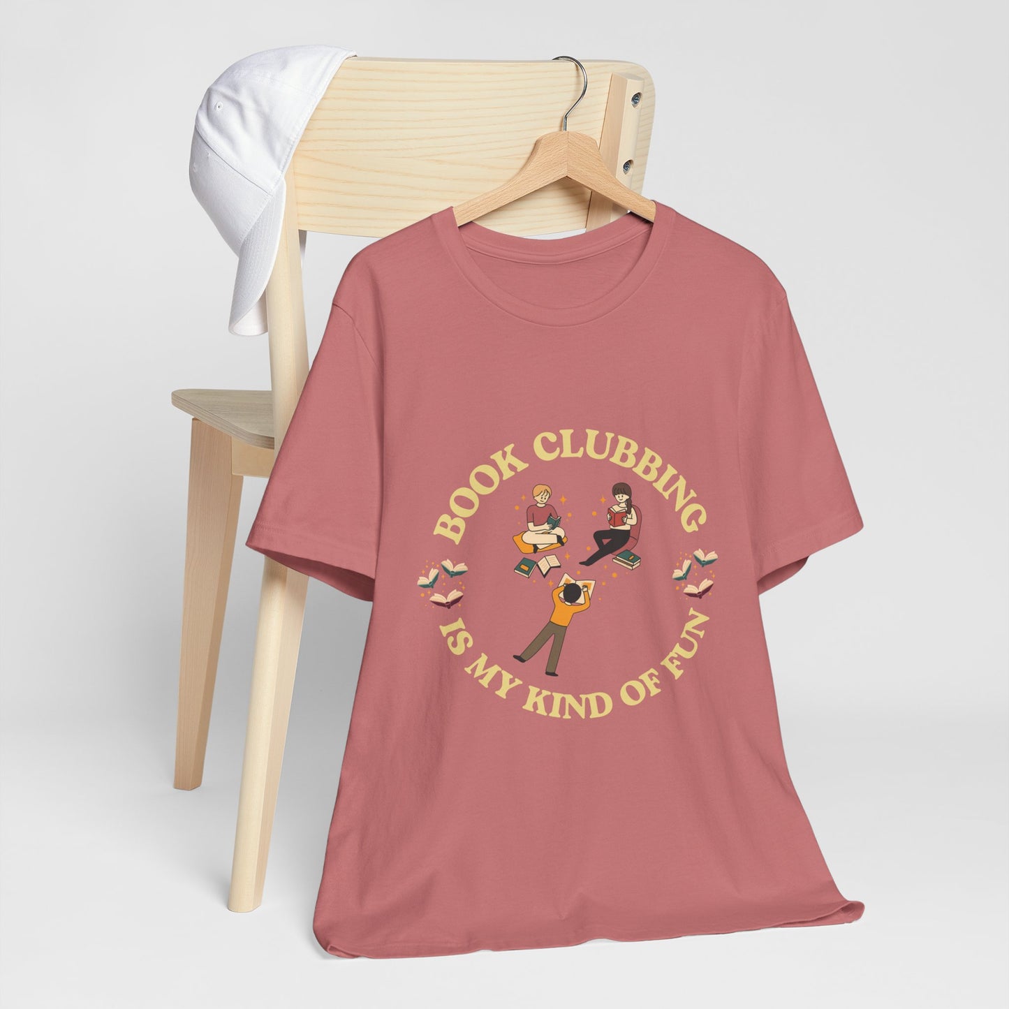 Book Club Tee Book Clubbing Is My Kind Of Fun Graphic Shirt