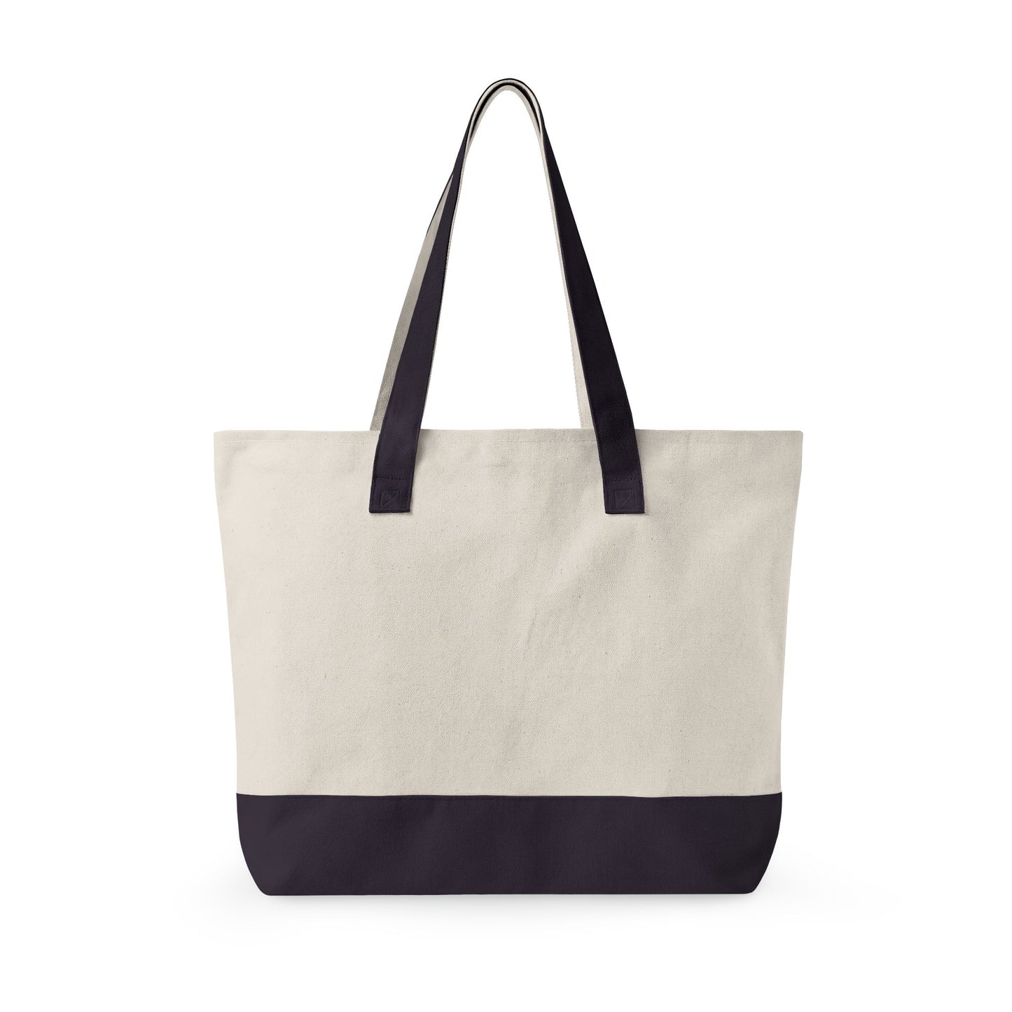 Canvas Tote Bag — Vintage Wave Sunset ‘I Walk the Waves’ Zippered Tote