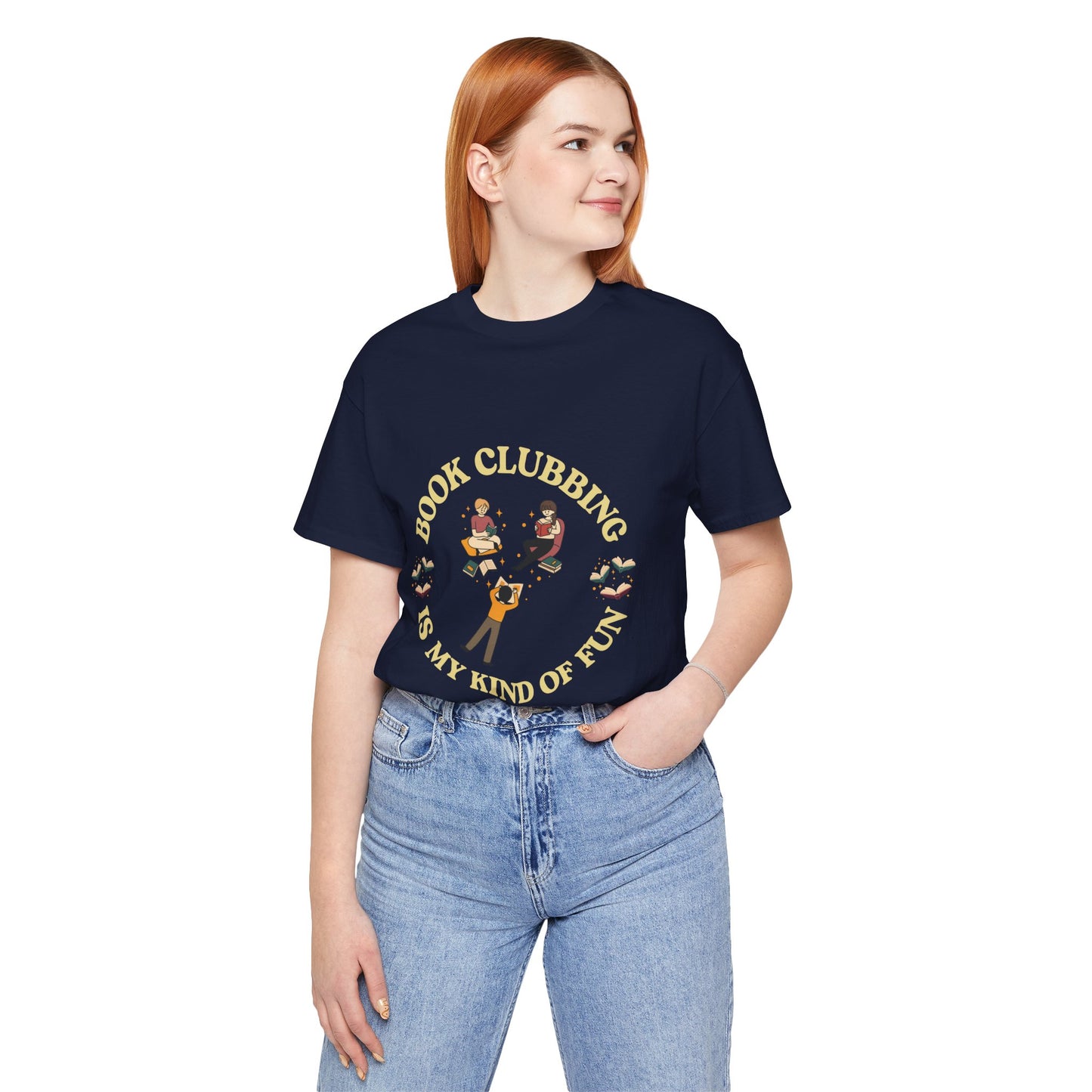 Book Club Tee Book Clubbing Is My Kind Of Fun Graphic Shirt