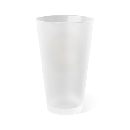 Frosted 16oz Pint Glass – "Drink More Hard Cider" Apple Logo