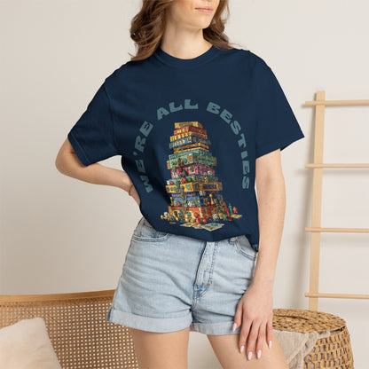Game Night Besties T-Shirt — "We're All Besties Until Game Night" Graphic Tee