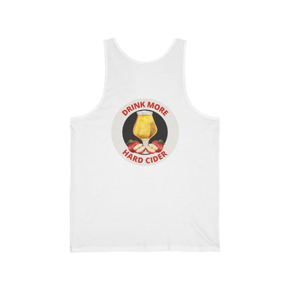 Hard Cider Tank Top — "Drink More Hard Cider" Graphic Beverage Tank