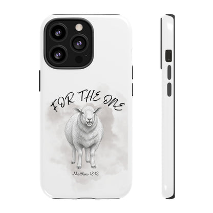 Phone Case — For The One Lamb Design Matthew 18:12