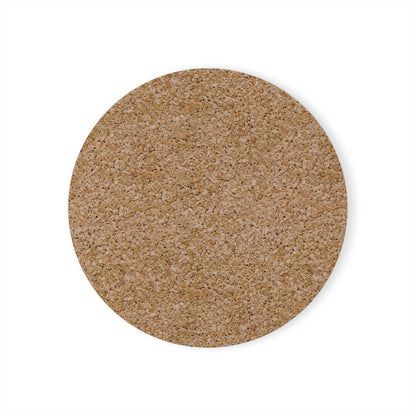 Drink More Hard Cider Cork Back Coaster — Apple Cider Bar Drink Coaster